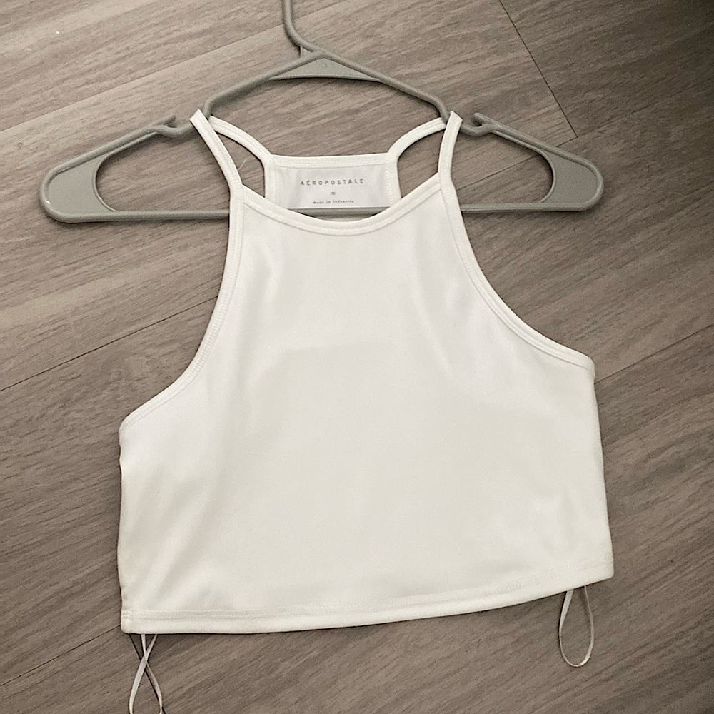 White Workout tank top